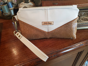 Harlequin Wristlet #3 - Leather